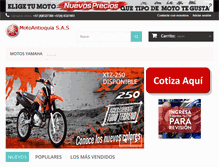 Tablet Screenshot of motoantioquia.com